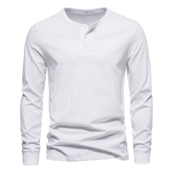 Men's long sleeve shirt with button closure and modern design Lune London