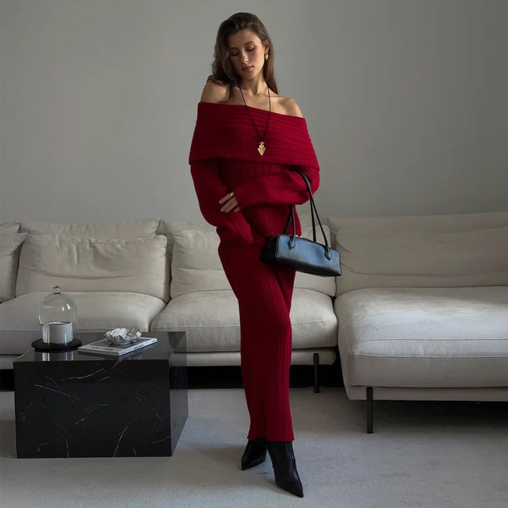 Ladies Longer and Elegant Knitted Sweater Lune London