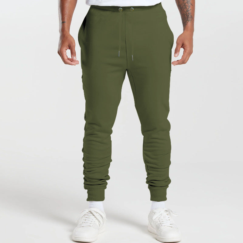 Men's sporty jogger pants with elastic waistband and practical pockets Lune London