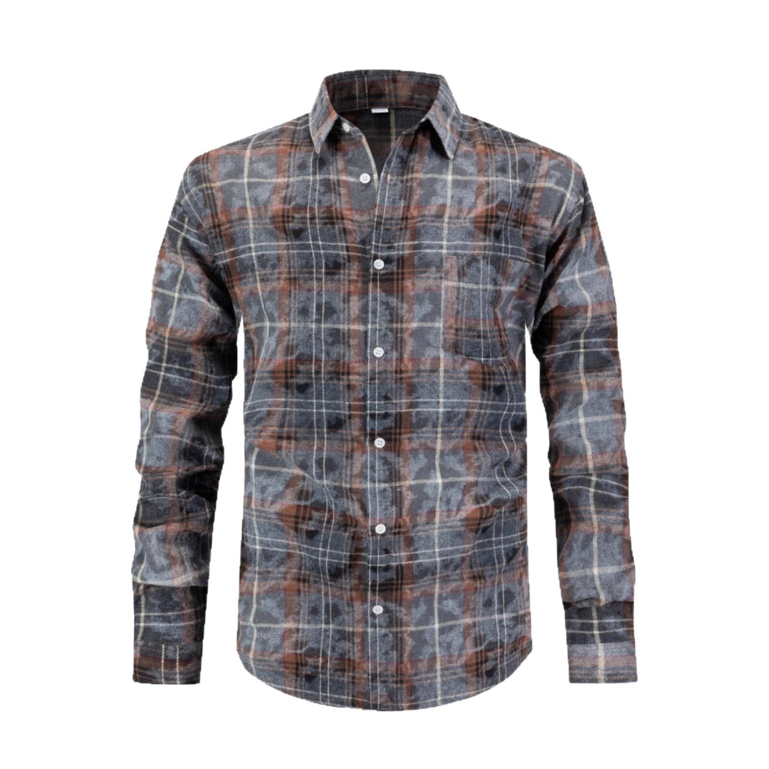 Lune London plaid flannel shirt for men