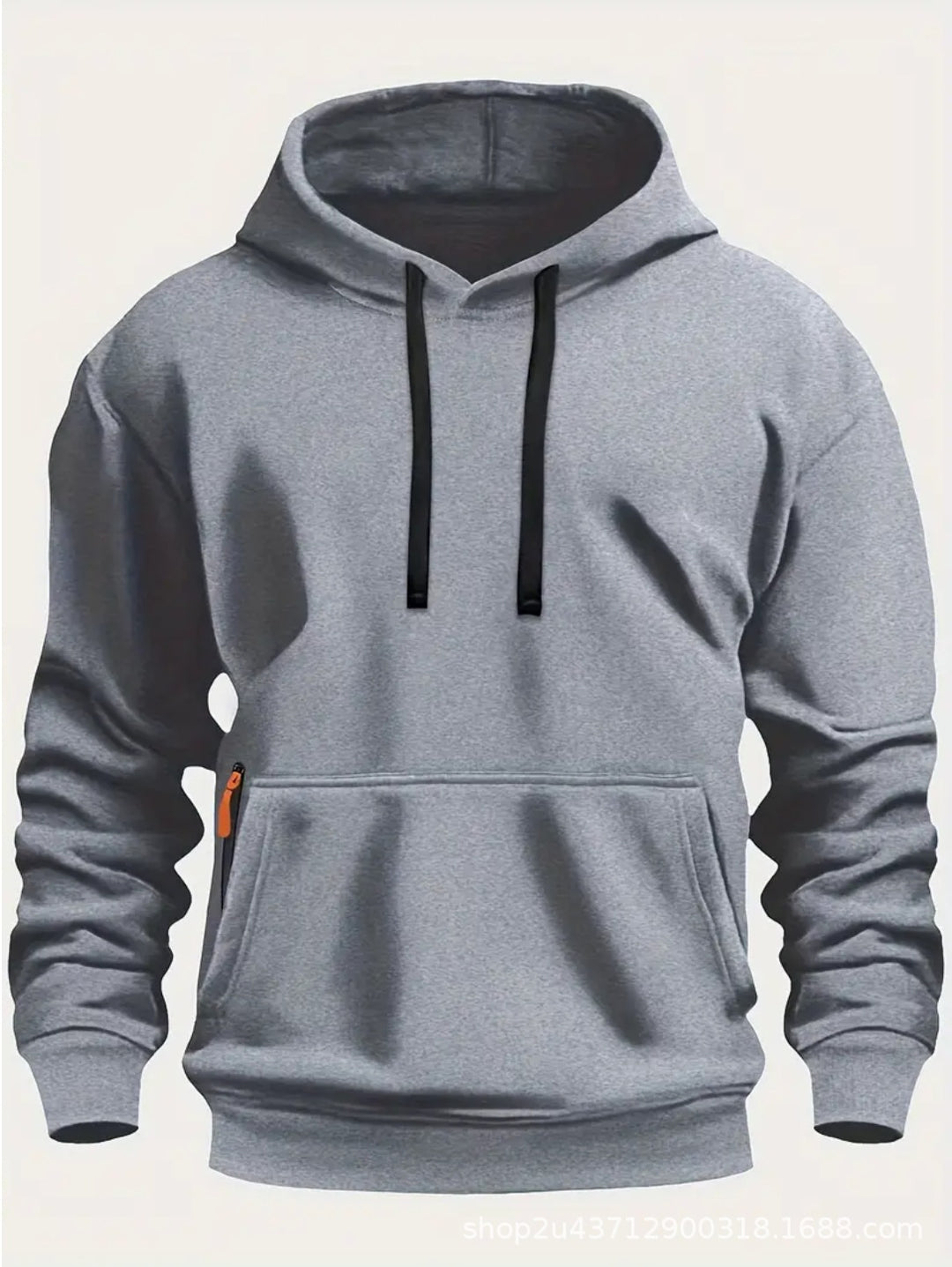 Men's sporty hooded sweatshirt with practical pockets and breathable material Lune London