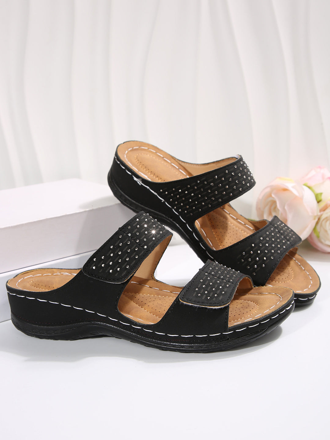 Ladies Stylish Lune London Soft Foam Slide Sandals