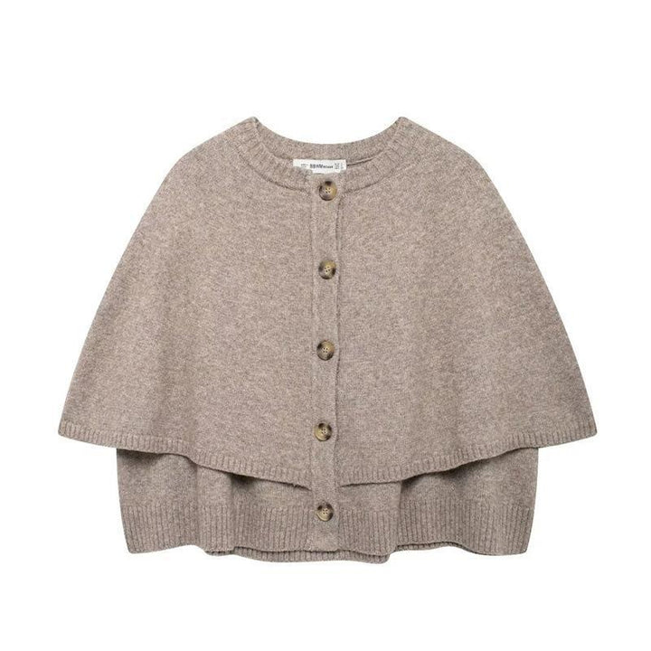 Ladies trendy poncho sweater Lune London