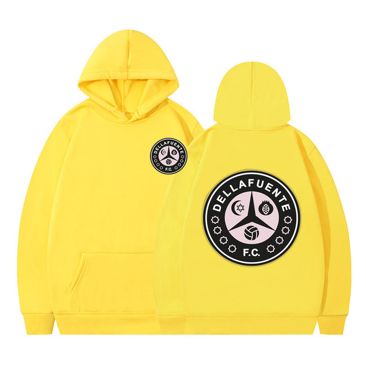 Women's hoodie with distinctive logo and soft fleece Lune London