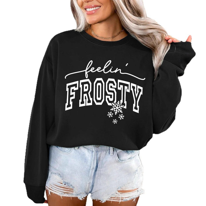 Sweat à capuche pour femmes avec impression graphique Chic & Stil