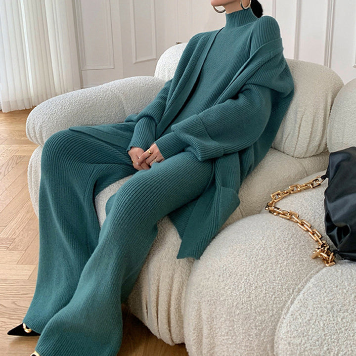 Ensemble en maille pour femme avec coupe ample et matériau luxueux Chic & Stil