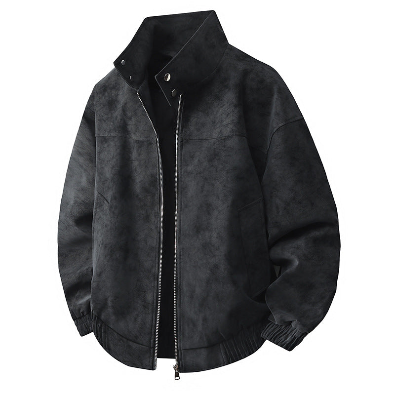 Men's transitional jacket with high collar and revitalizing lining Lune London