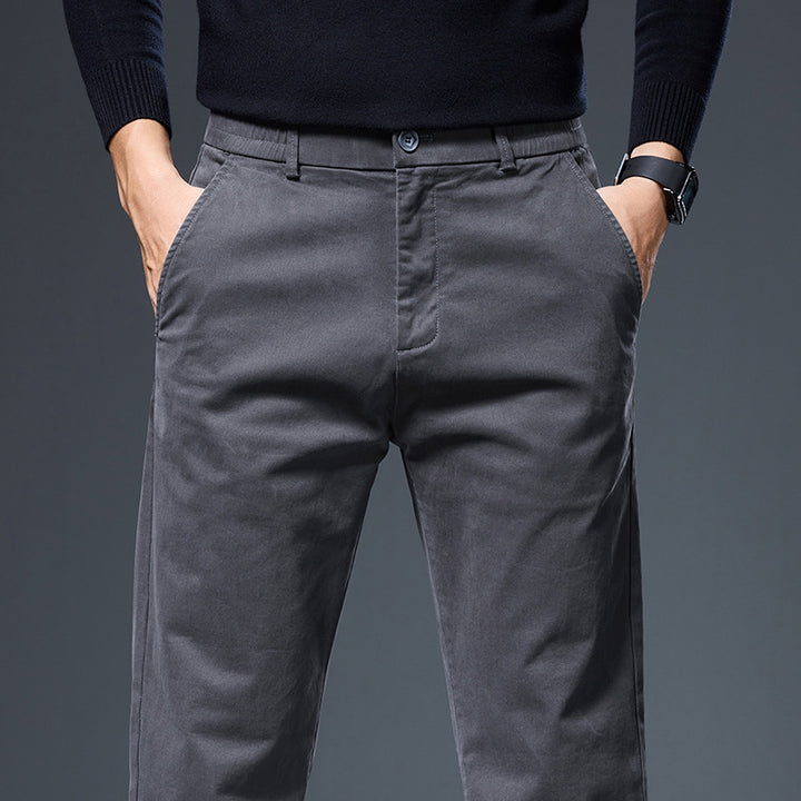 Chinos for men with a practical fit and an elastic waistband Lune London