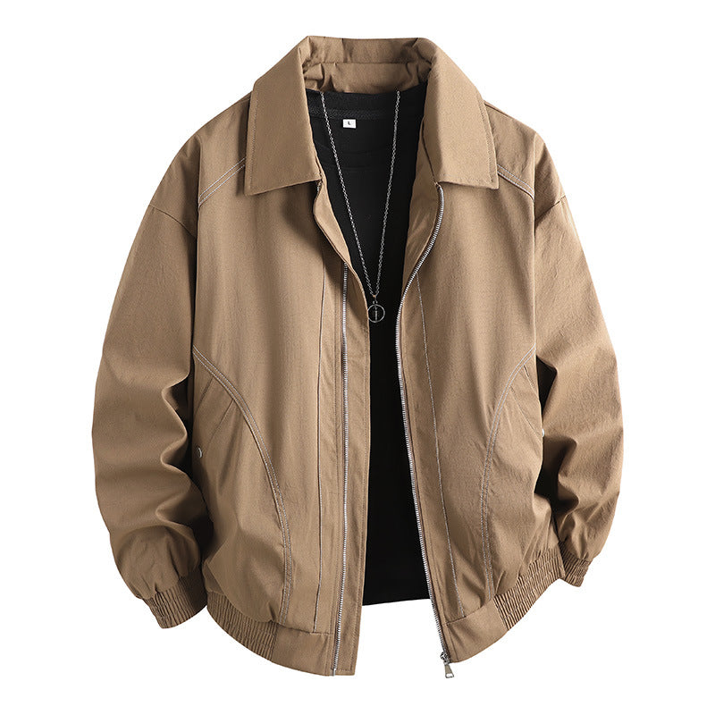 Leisure jacket for men with modern cut and elastic cuffs Lune London