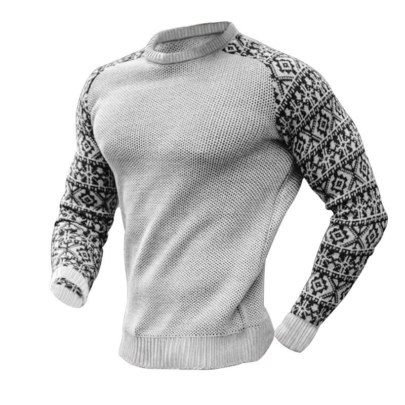 Men's knit sweater with graphic pattern Lune London