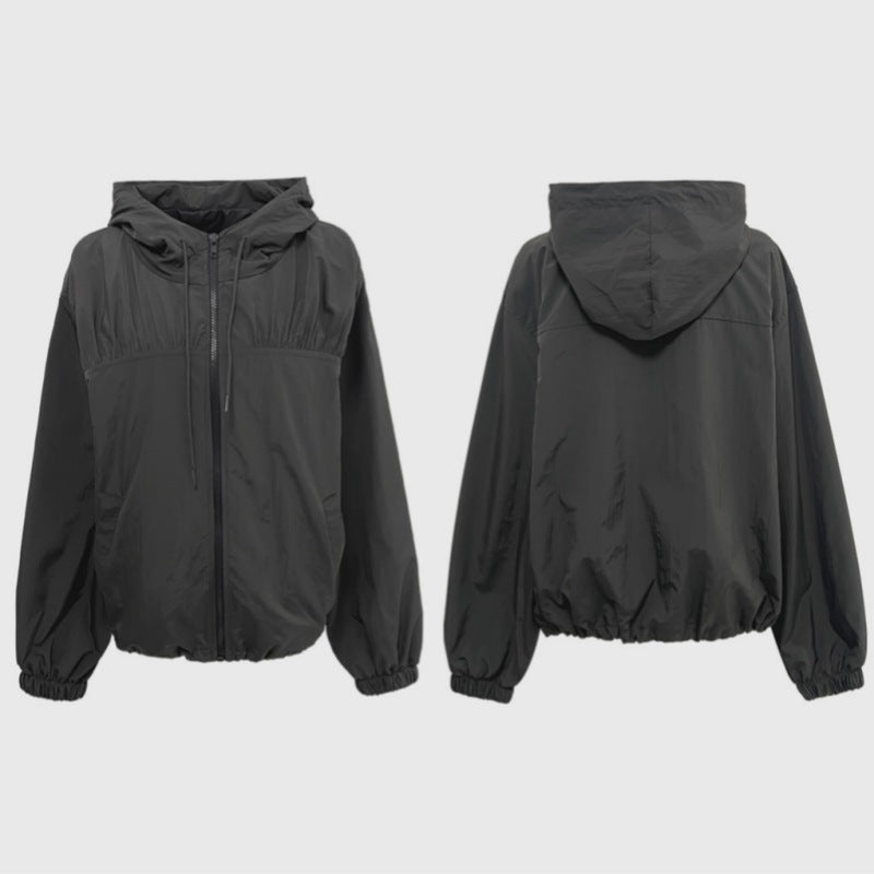 Veste de transition athlétique pour femmes avec cordon de serrage réglable Chic & Stil