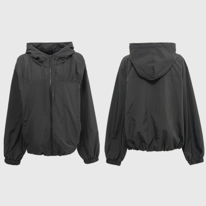 Veste de transition athlétique pour femmes avec cordon de serrage réglable Chic & Stil