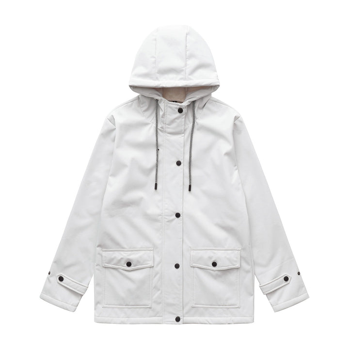 Women's functional water-repellent transition jacket with hood Lune London