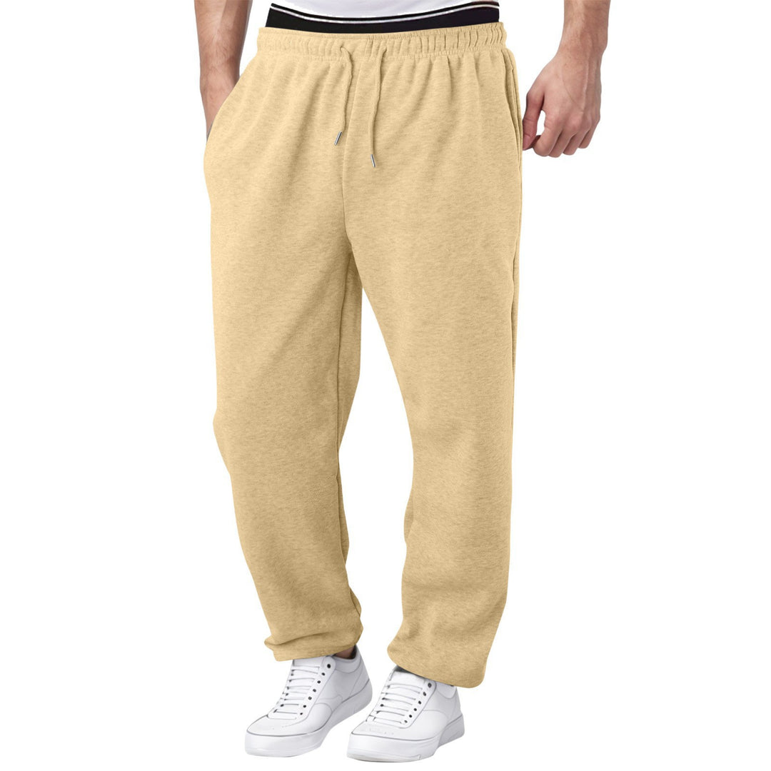 Comfortable men's jogger pants with elastic waistband and side pockets Lune London