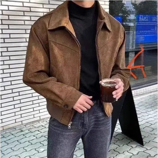 Casual overshirt jacket for men with sturdy zipper and practical pockets Lune London