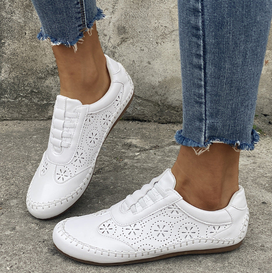 Women Comfort Sneakers Perforated Lune London