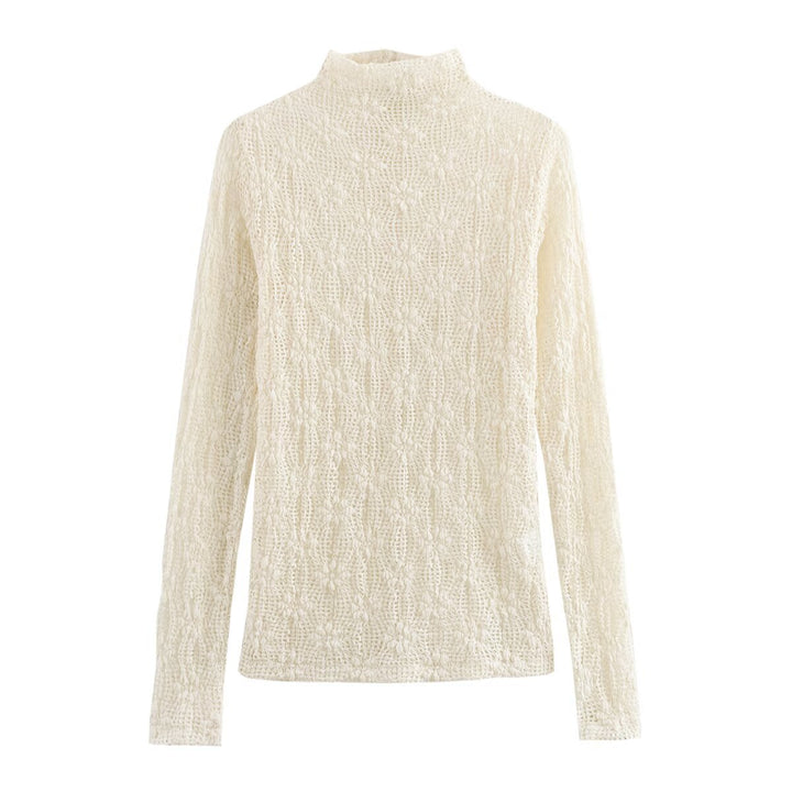 Women knitted turtleneck sweater Lune London