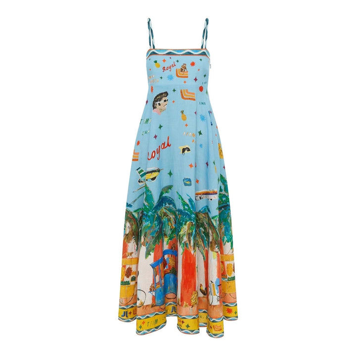 Chic & Stil Women's Bohemian Inspired Summer Maxi Dress