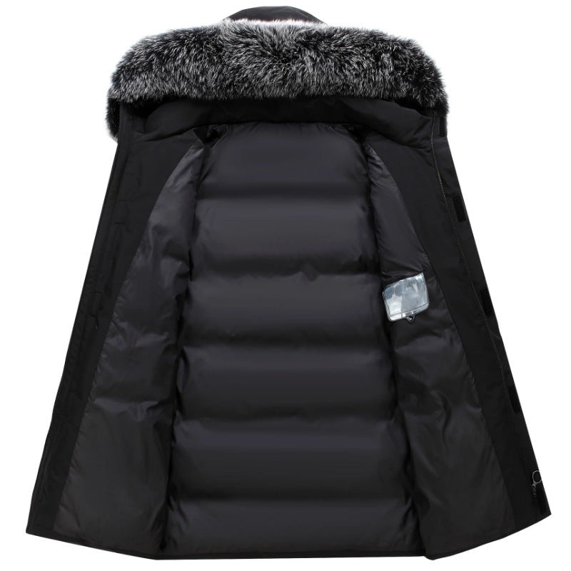 Women's Winter Parka with Removable Hood and Cozy Faux Fur Lune London