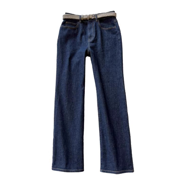Jeans larges taille haute pour femmes Chic & Stil