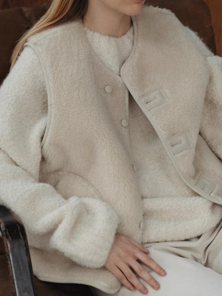 Manteau réversible pour femmes en fausse fourrure de haute qualité Chic & Stil