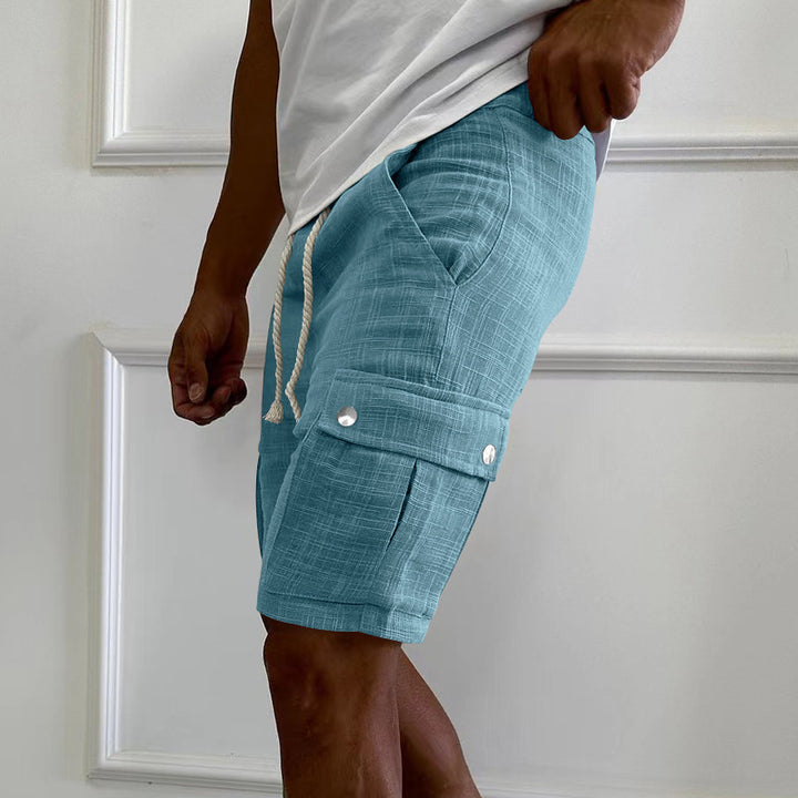 Shorts Cargo pratiques pour hommes avec une taille élastique et des poches polyvalentes Lune London
