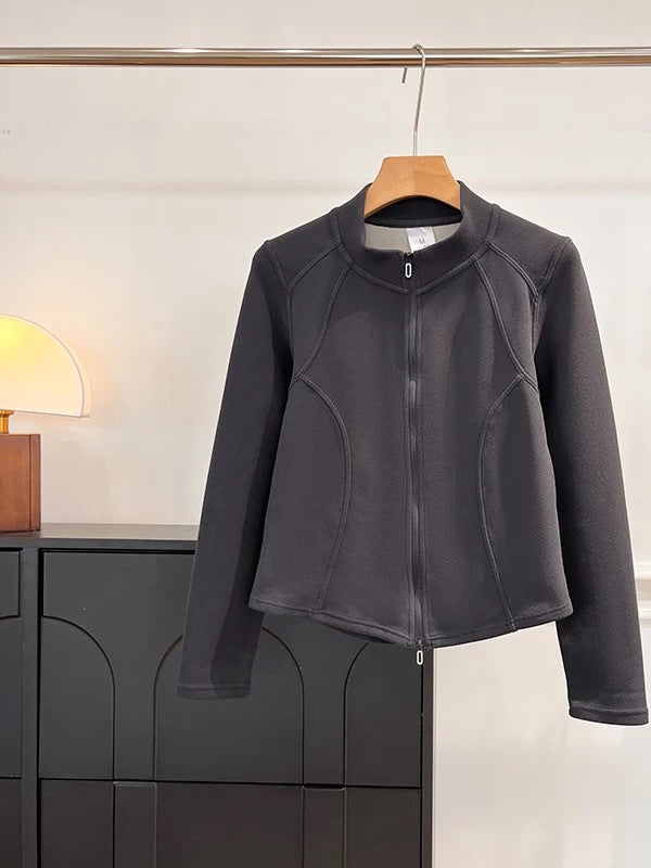 Veste de transition pour femmes avec col montant et poches intérieures pratiques Chic & Stil