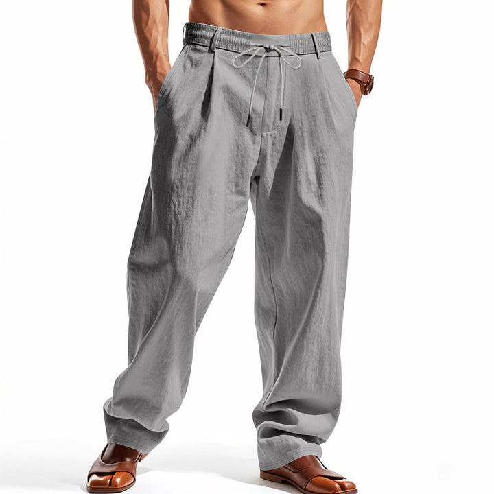Casual pants for men with elegant pleats and a comfortable fit Lune London