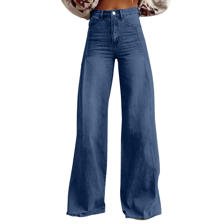 Women Loose High-Waist Jeans in Urban Style Lune London