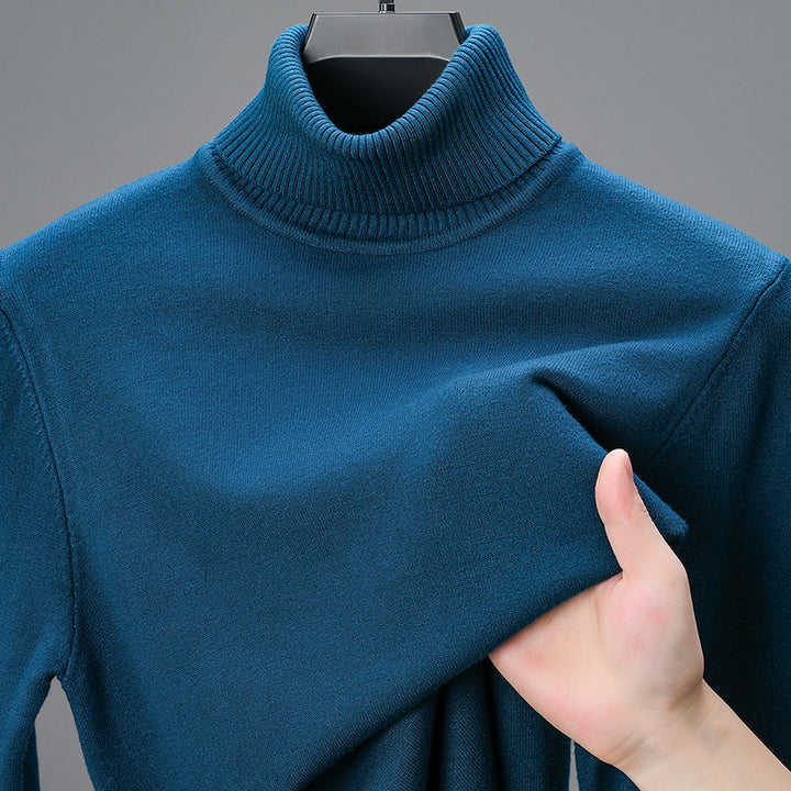 elegant ribbed sweater for men in high quality cotton Lune London