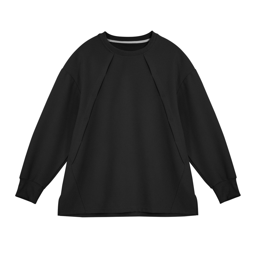 Women's sweatshirt with innovative structure design and casual fit Lune London