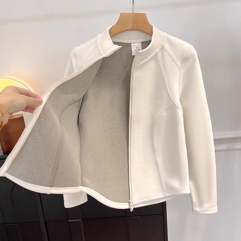 Veste de transition pour femmes avec col montant et poches intérieures pratiques Chic & Stil