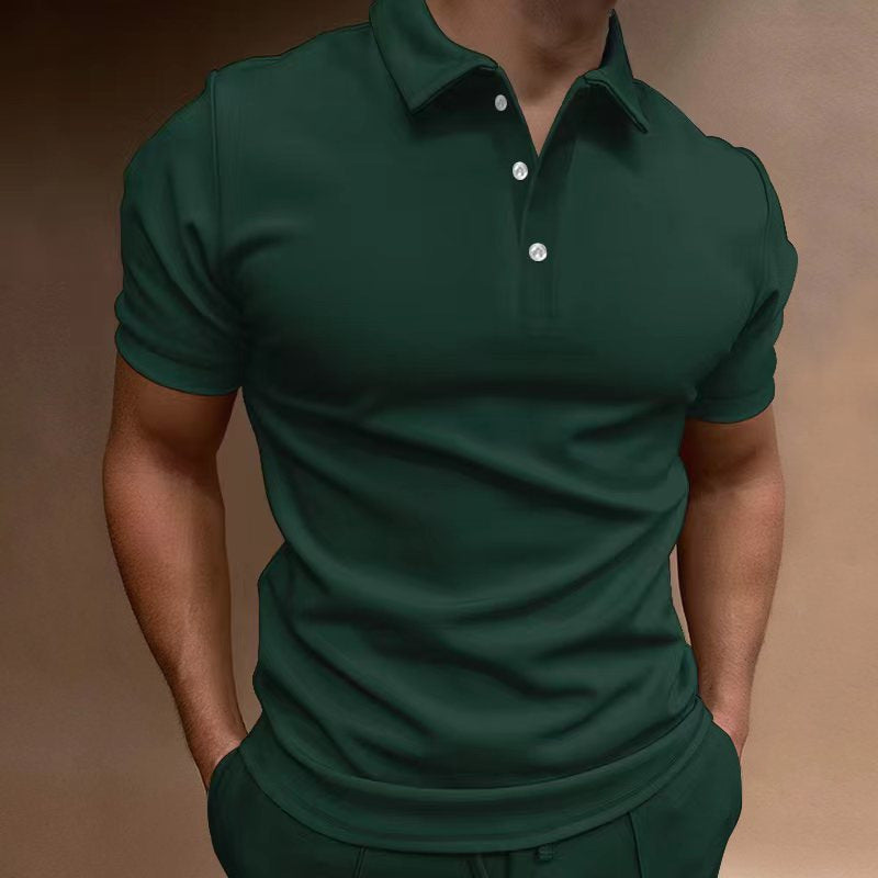 Performance-focused short sleeve polo shirt for men Chic und Stil