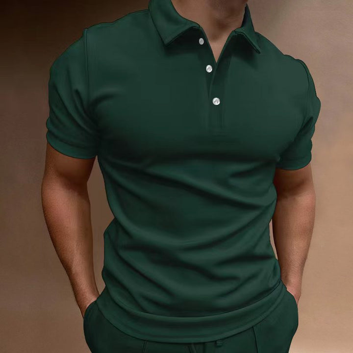 Performance-focused short sleeve polo shirt for men Chic und Stil