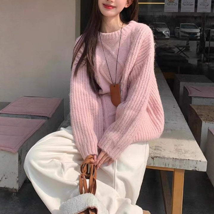 Pull oversized confortable pour femme en maille fine Chic & Stil