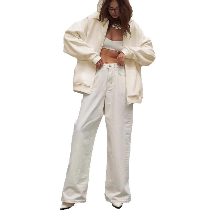 Sweat à capuche femme confortable avec une coupe extra large et un confort optimal Chic & Stil