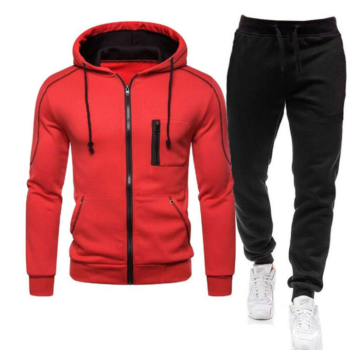 Sport suit for men with functional zip pockets and breathable fabric Lune London