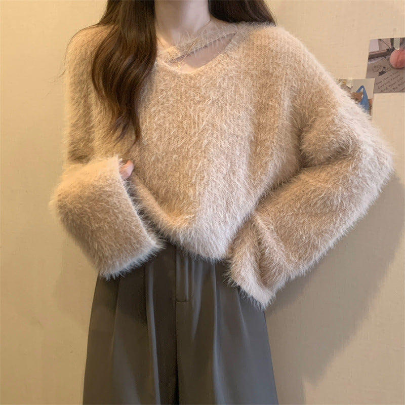 Pull confortable pour femmes en matériau doux et coupe décontractée Chic & Stil
