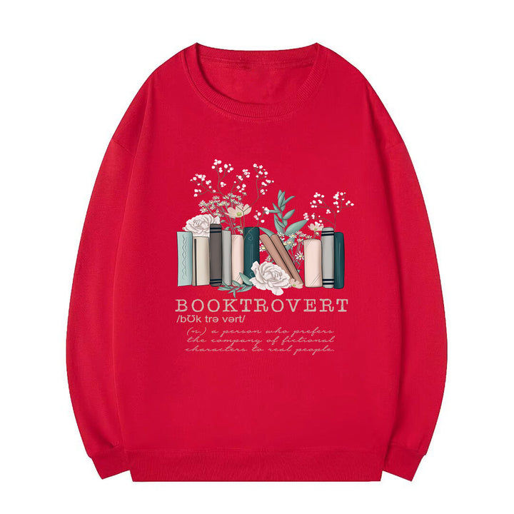 Sweat-shirt pour femmes avec un design de livre ludique et une lettering inspirante Chic & Stil