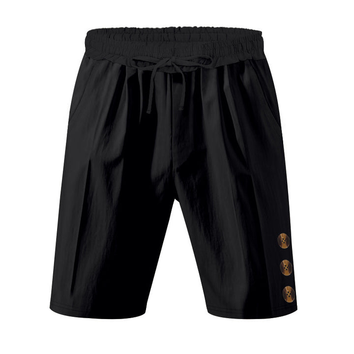 Leisure shorts for men with elastic waistband and practical side pockets Lune London