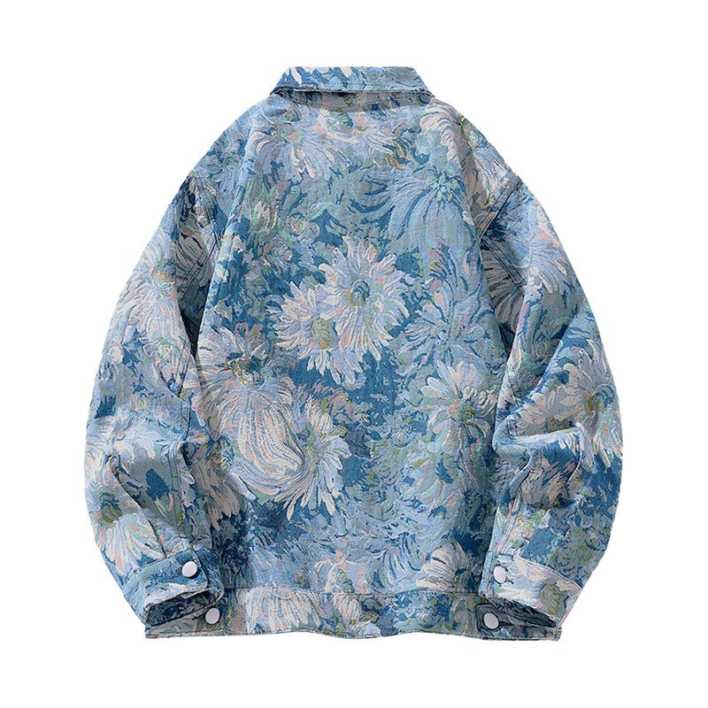 Trendy floral pattern jacket for women Lune London