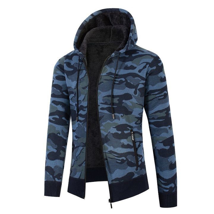 Trendy hooded sweatshirt for men with checkered pattern Lune London