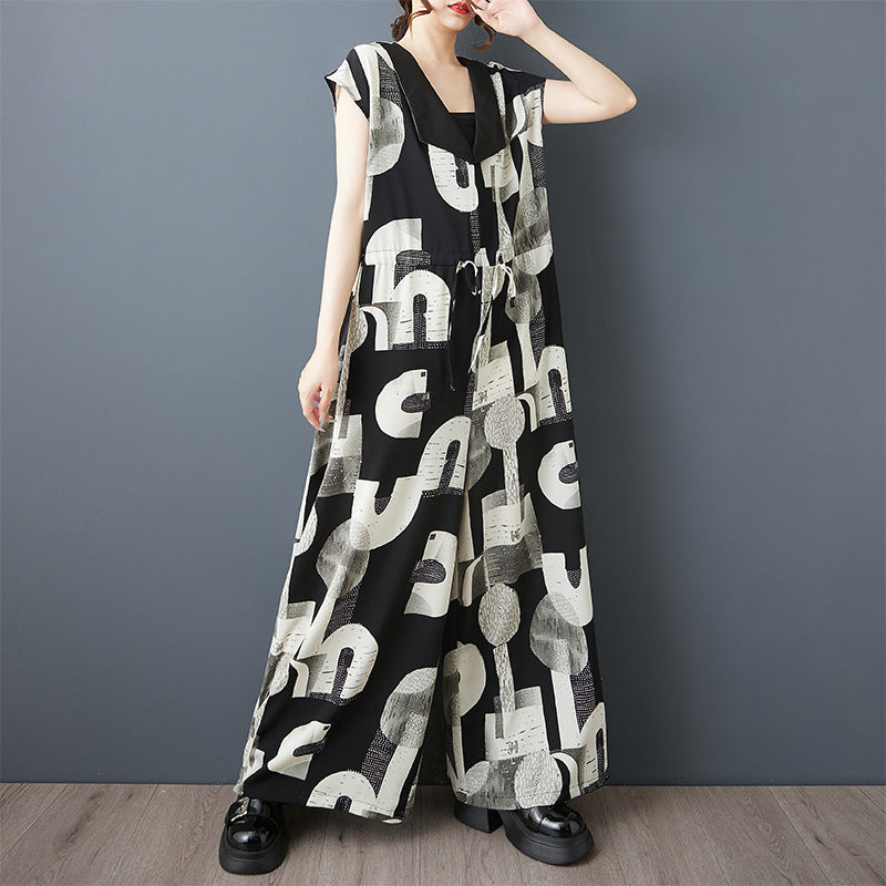 Chic and Stylish Women’s Graphic Maxi Dress