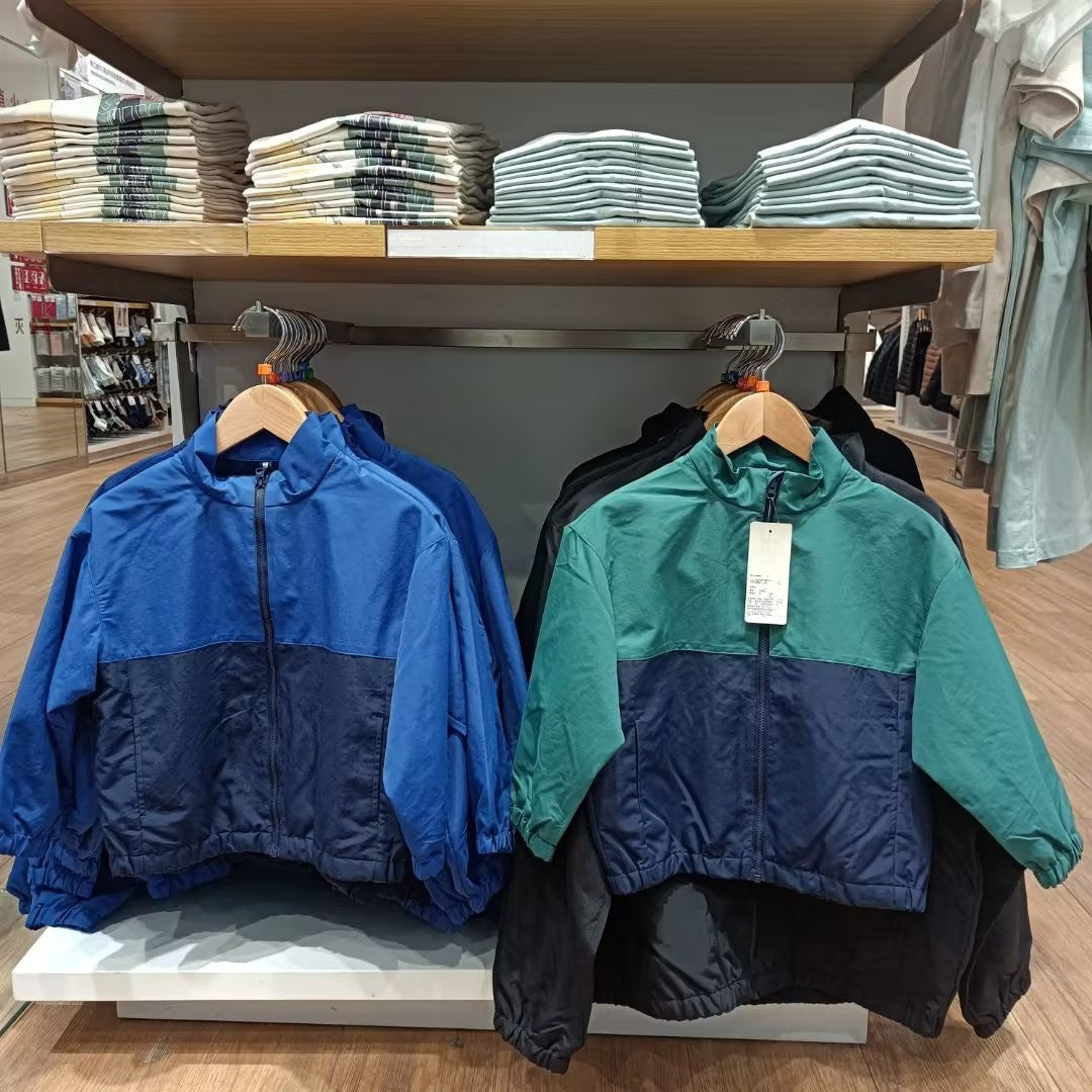 Veste féminine légère de transition avec col montant Chic & Stil
