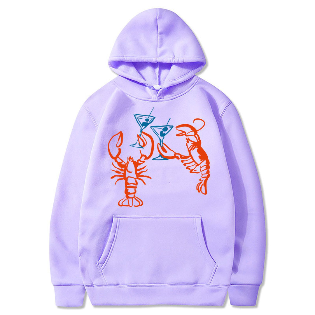 Sweat à capuche pour femmes avec motif de homard turbulente Chic & Stil