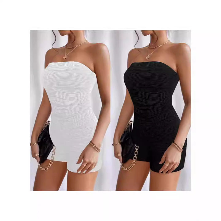 Women's tank top with gathers and fitted cut Lune London