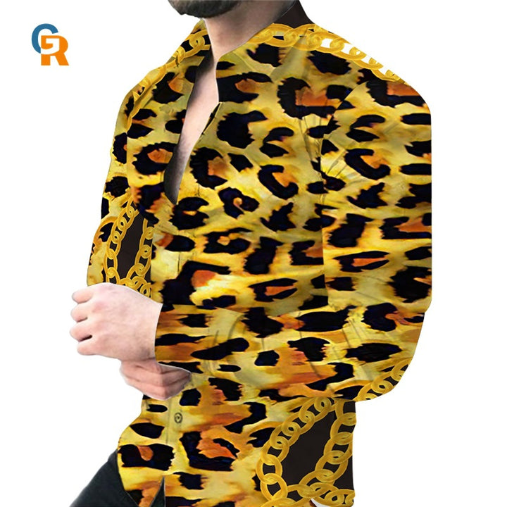 Shirt for men with a striking animal pattern Lune London