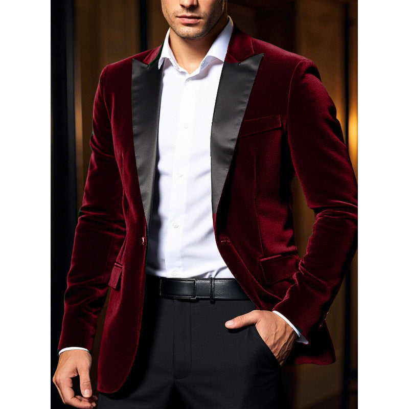 Luxury velvet jacket for men Lune London
