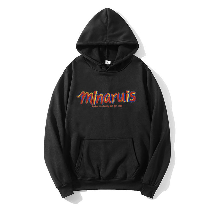 Women's hoodie with colorful lettering Chic & Stil