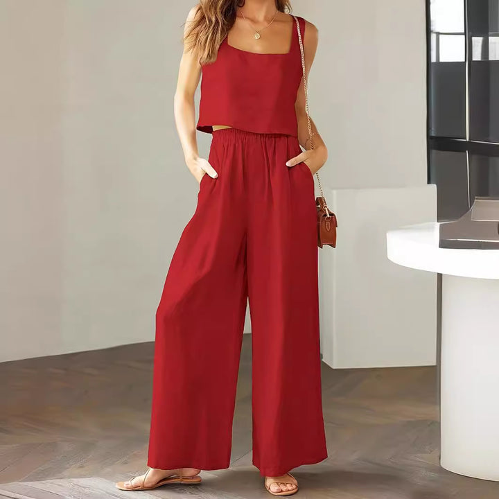 Casual outfit for women with wide legs and practical pockets Lune London